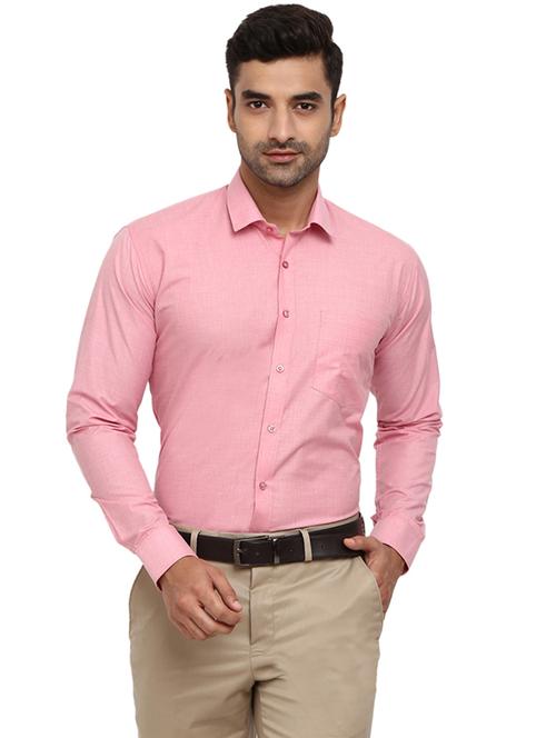 mens solids formal shirt - 19223023 - Very Small Image - 1