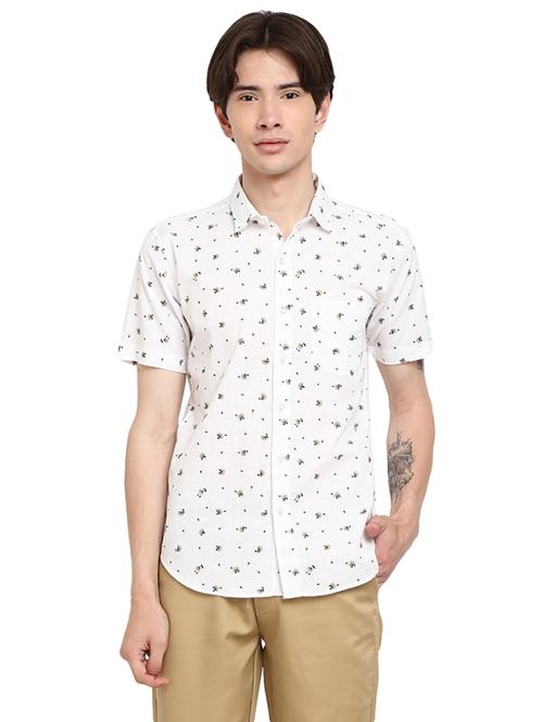 mens printed casual shirt - 19223032 - Very Small Image - 1