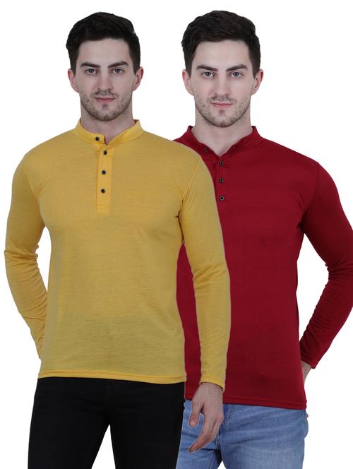 multi colored cotton combo t-shirts - 19223476 - Very Small Image - 1