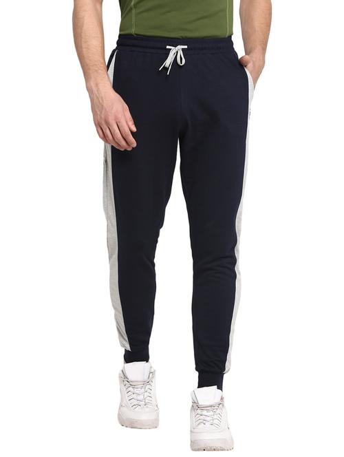 men color blocked mid rise full length jogger - 19223818 - Very Small Image - 1