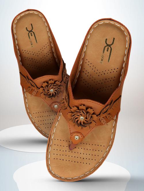 tan t-strap wedges - 19224487 - Very Small Image - 1