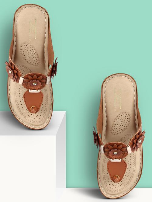 tan t-strap wedges - 19224490 - Very Small Image - 1