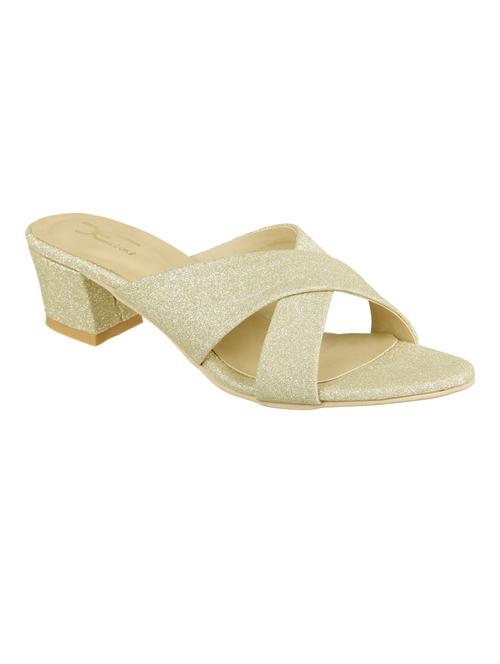 women gold slip on sandal - 19224749 - Very Small Image - 1
