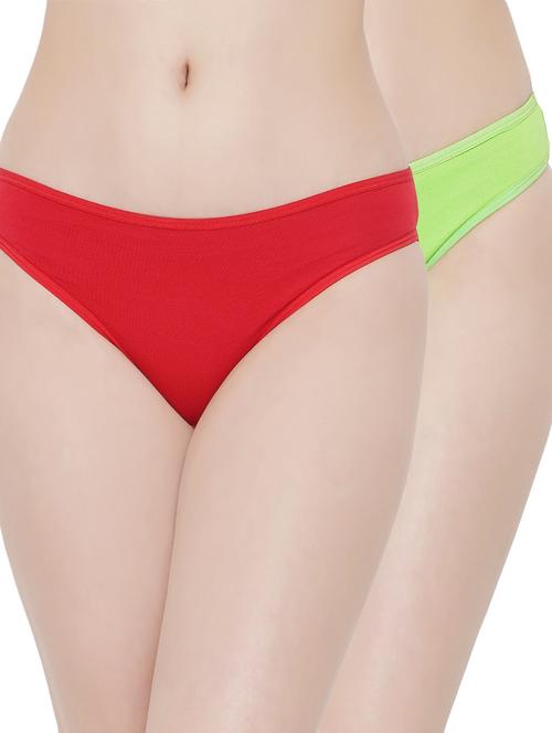 multi colored solid panty combo - 19224823 - Very Small Image - 1