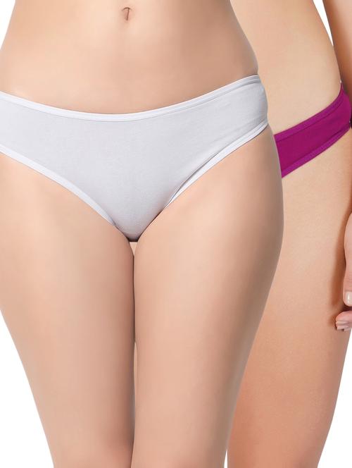 multi colored solid panty combo - 19224833 - Very Small Image - 1