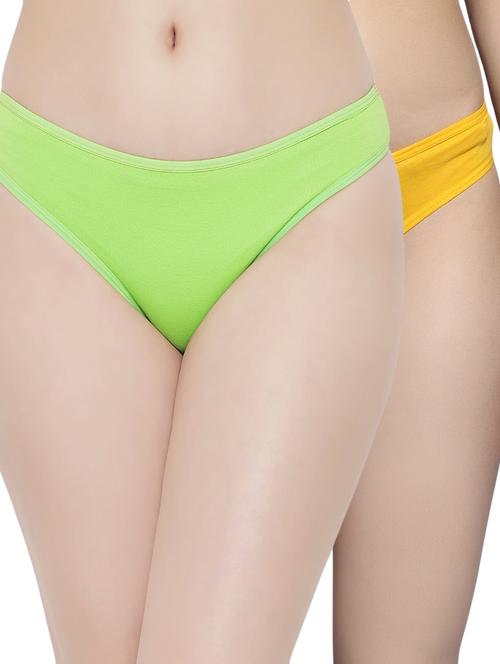 multi colored solid panty combo - 19224844 - Very Small Image - 1