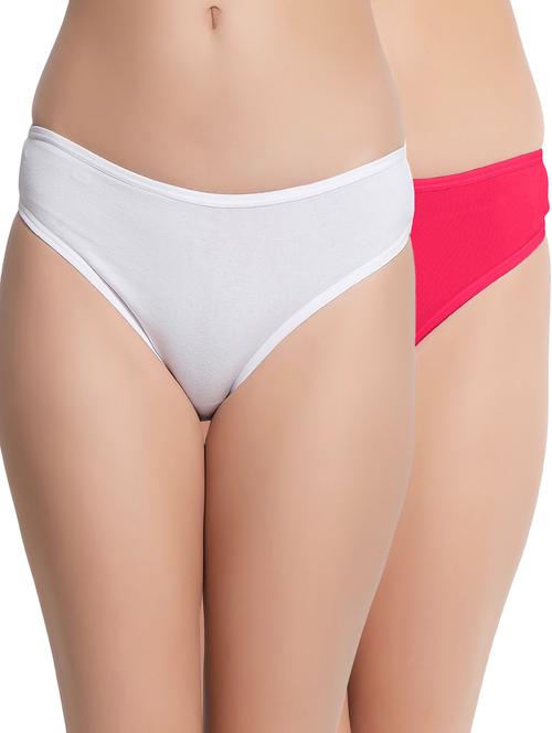 multi colored solid panty combo - 19224857 - Very Small Image - 1