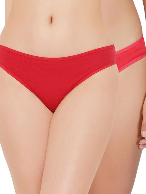 multi colored solid panty combo - 19224885 - Very Small Image - 1