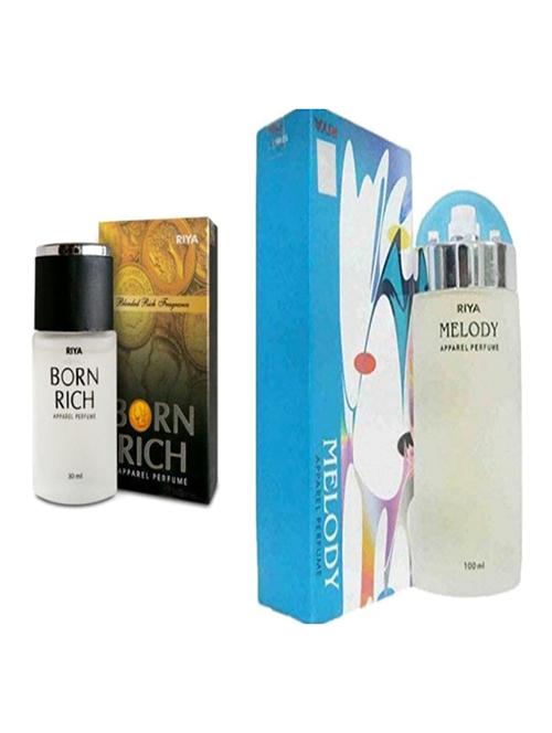 riya born rich & melody eau de perfume 30ml (pack of 2) - 19225397 - Very Small Image - 1