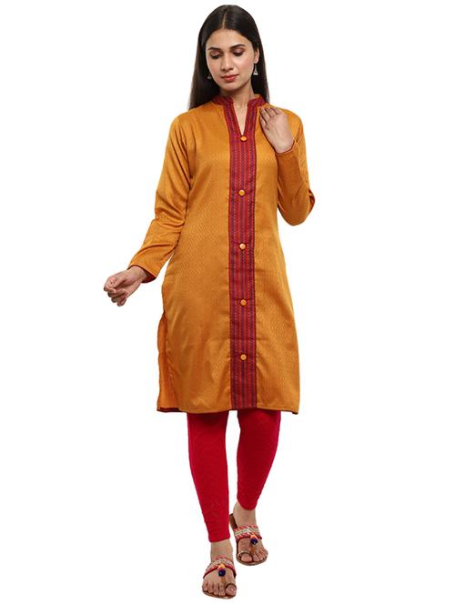 women's straight kurta - 19226210 - Very Small Image - 1