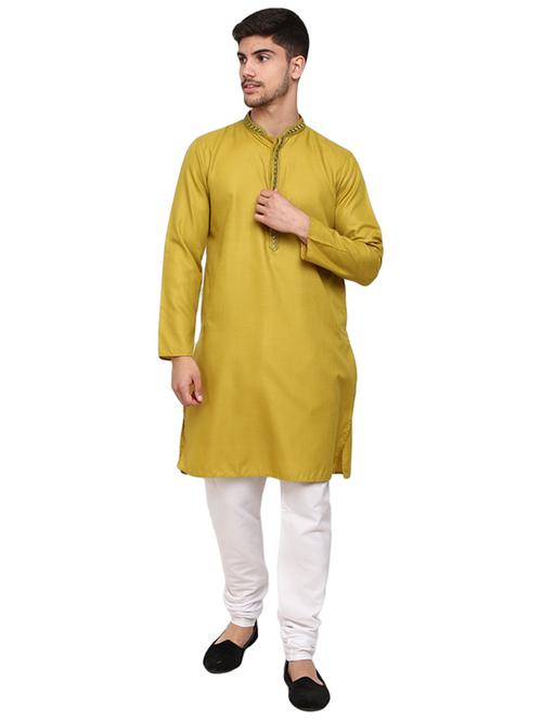 green self design ethnic wear set - 19226570 - Very Small Image - 1