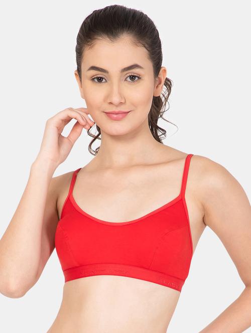 red solid sports bra - 19226641 - Very Small Image - 1