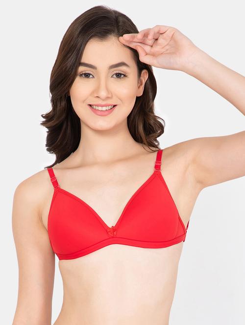 red solid t-shirt bra - 19226656 - Very Small Image - 1