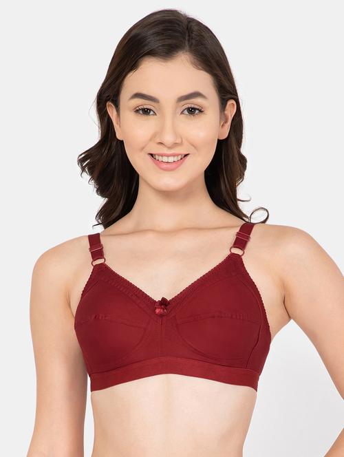 red solid t-shirt bra - 19226666 - Very Small Image - 1