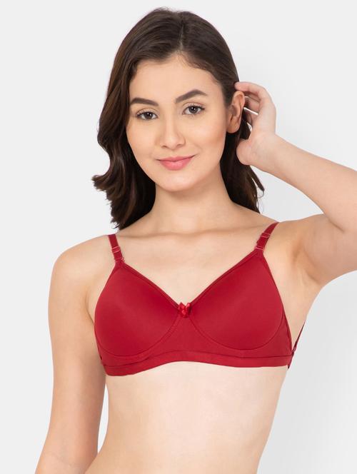 red solid t-shirt bra - 19226696 - Very Small Image - 1