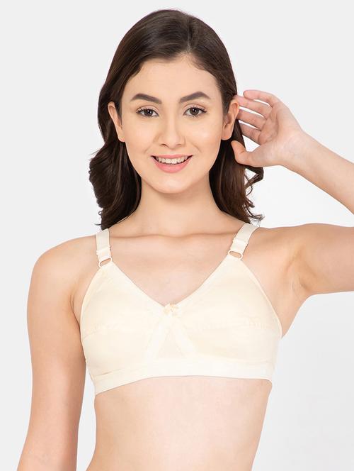 beige solid t-shirt bra - 19226710 - Very Small Image - 1