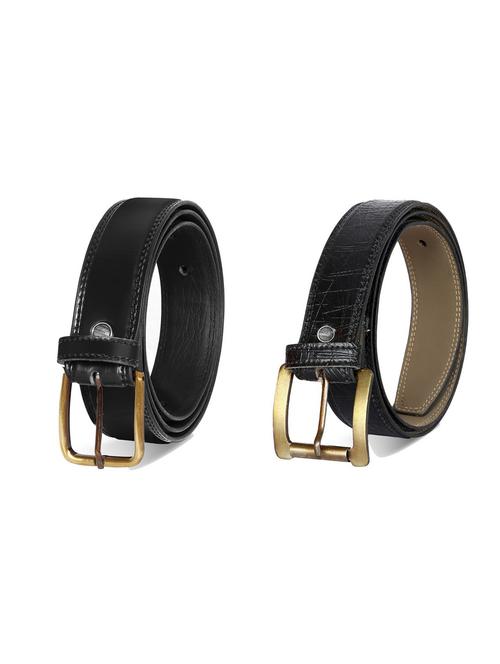 pack of 2 leatherette belt - 19226768 - Very Small Image - 1