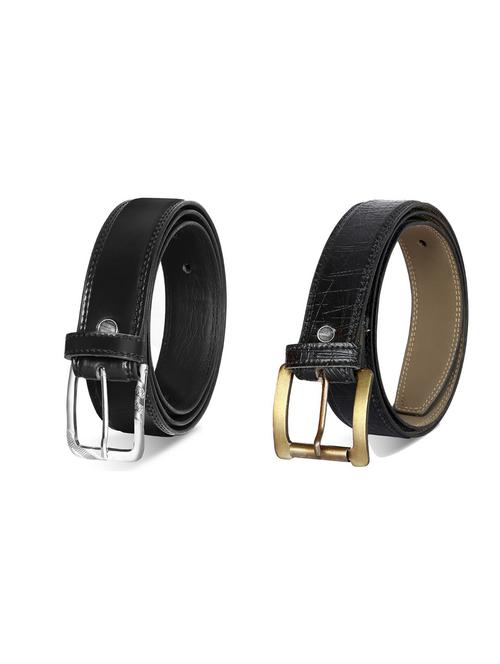 pack of 2 leatherette belt - 19226770 - Very Small Image - 1