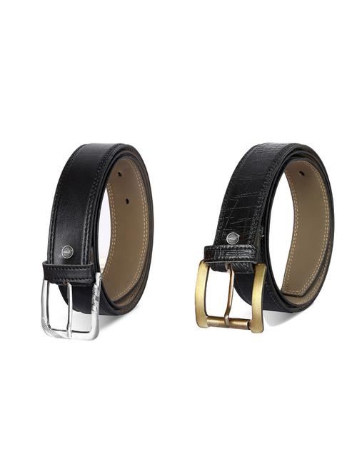 pack of 2 leatherette belt - 19226824 - Very Small Image - 1