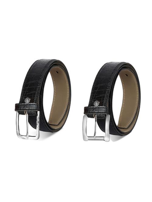 pack of 2 leatherette belt - 19226858 - Very Small Image - 1