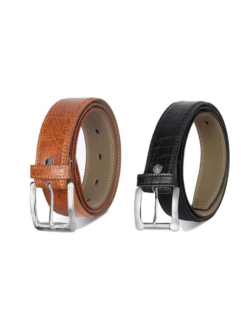 pack of 2 leatherette belt - 19226871 - Very Small Image - 1