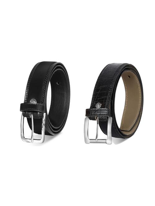 pack of 2 leatherette belt - 19226876 - Very Small Image - 1