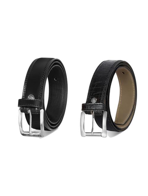 pack of 2 leatherette belt - 19226877 - Very Small Image - 1