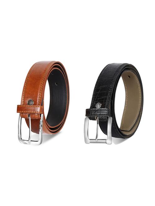 pack of 2 leatherette belt - 19226888 - Very Small Image - 1