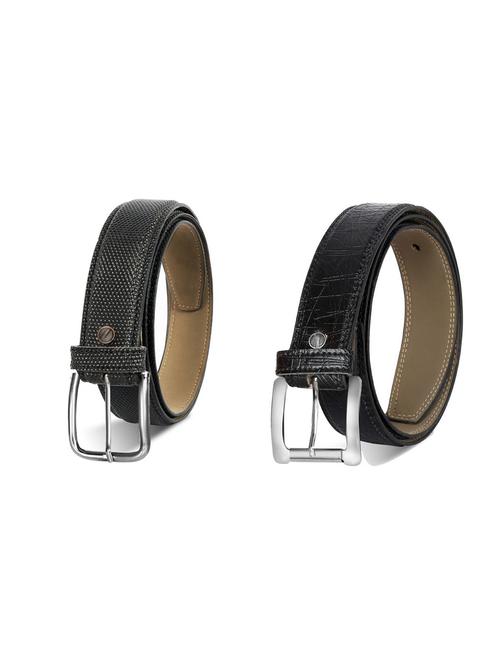 pack of 2 leatherette belt - 19226893 - Very Small Image - 1