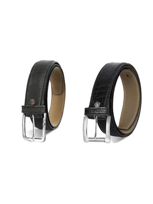 pack of 2 leatherette belt - 19226894 - Very Small Image - 1