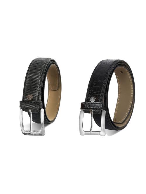 pack of 2 leatherette belt - 19226895 - Very Small Image - 1