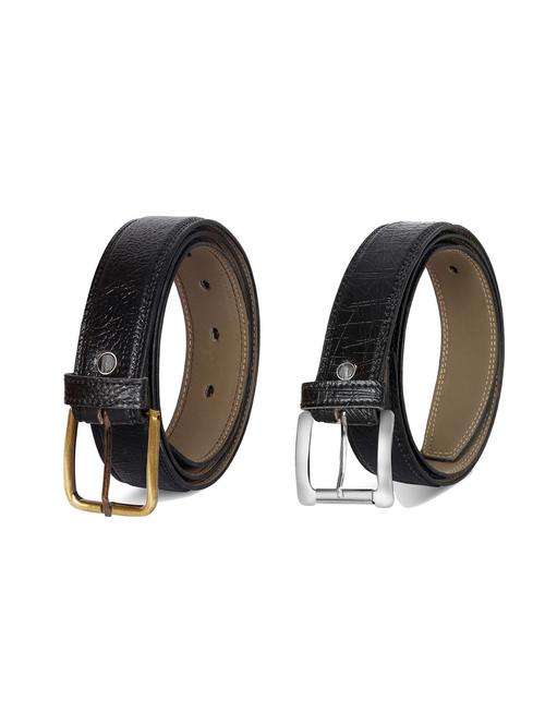 pack of 2 leatherette belt - 19226910 - Very Small Image - 1