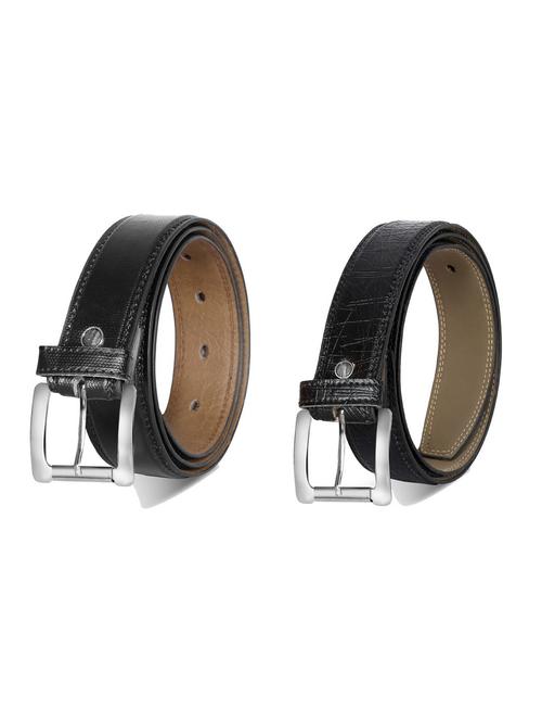 pack of 2 leatherette belt - 19226945 - Very Small Image - 1