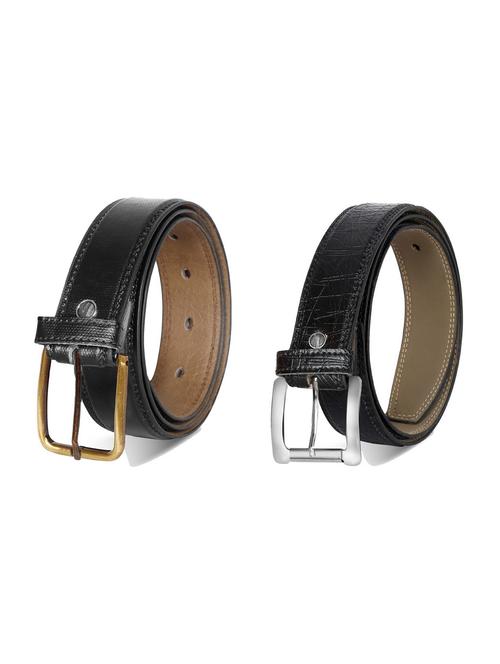 pack of 2 leatherette belt - 19226946 - Very Small Image - 1