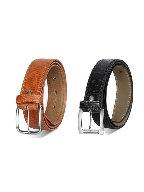 pack of 2 leatherette belt - 19226959 - Very Small Image - 1