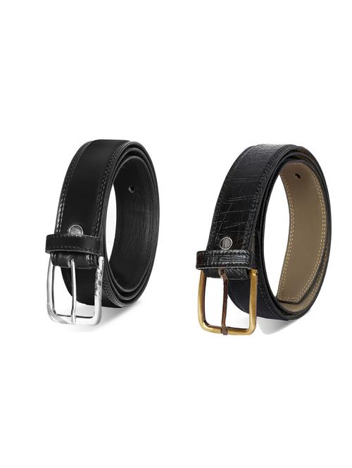 pack of 2 leatherette belt - 19226981 - Very Small Image - 1