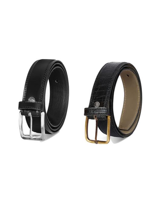 pack of 2 leatherette belt - 19226982 - Very Small Image - 1