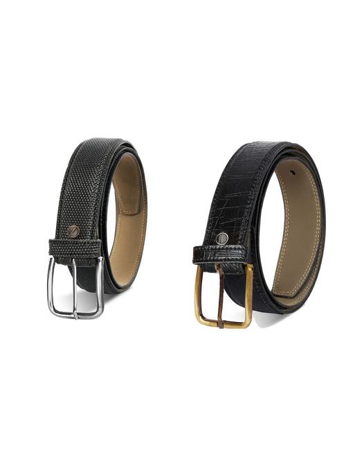 pack of 2 leatherette belt - 19226998 - Very Small Image - 1