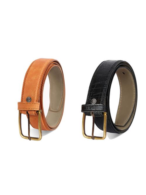 pack of 2 leatherette belt - 19227009 - Very Small Image - 1