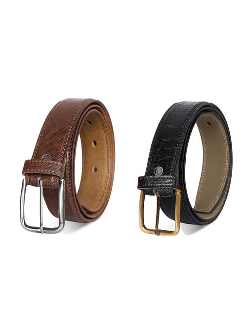 pack of 2 leatherette belt - 19227058 - Very Small Image - 1