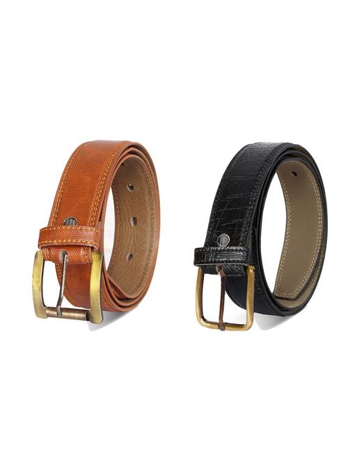 pack of 2 leatherette belt - 19227061 - Very Small Image - 1