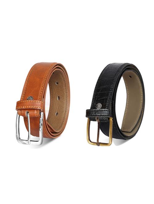 pack of 2 leatherette belt - 19227065 - Very Small Image - 1