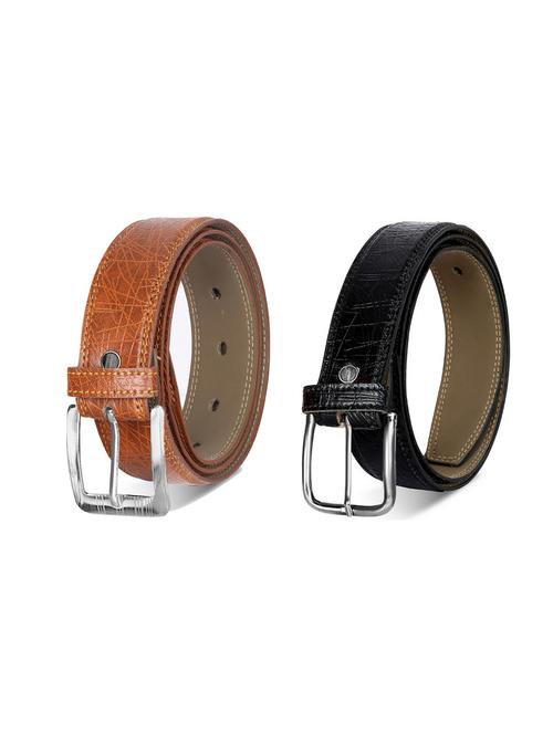 pack of 2 leatherette belt - 19227080 - Very Small Image - 1