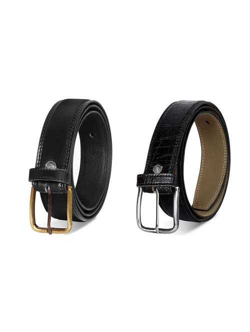 pack of 2 leatherette belt - 19227083 - Very Small Image - 1