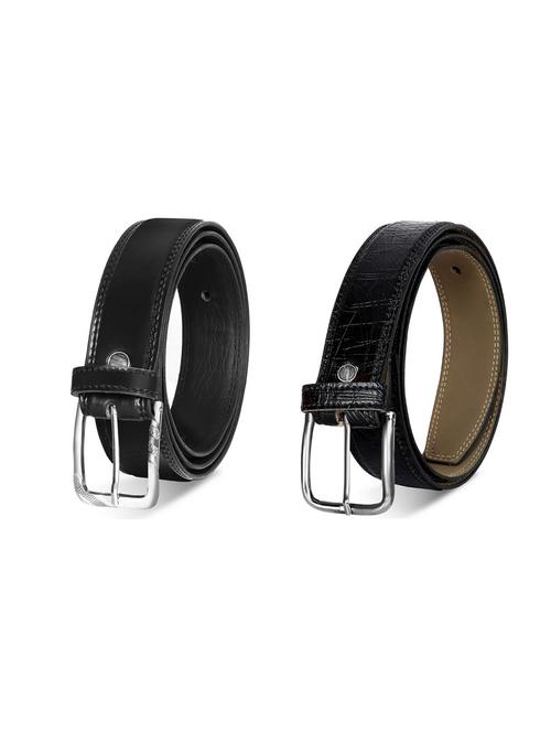 pack of 2 leatherette belt - 19227085 - Very Small Image - 1