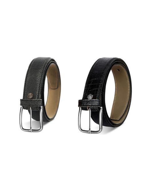 pack of 2 leatherette belt - 19227102 - Very Small Image - 1