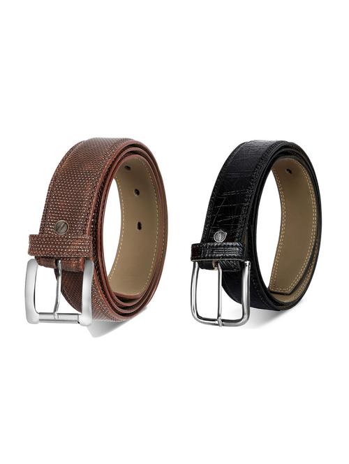 pack of 2 leatherette belt - 19227106 - Very Small Image - 1