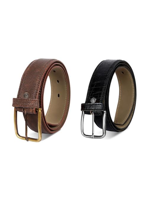pack of 2 leatherette belt - 19227107 - Very Small Image - 1