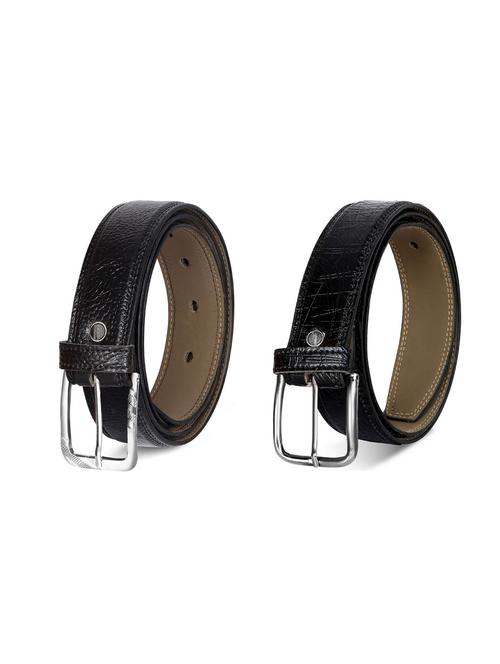 pack of 2 leatherette belt - 19227121 - Very Small Image - 1