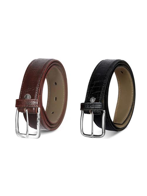 pack of 2 leatherette belt - 19227127 - Very Small Image - 1